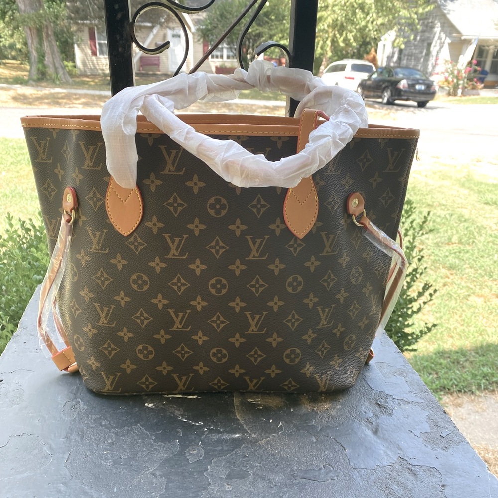Louis Vuitton Brown Monogram Tote